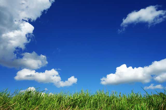 blue sky with clouds