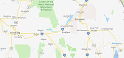 map of southeastern Idaho